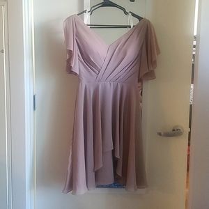 Gray/lilac Bridesmaid dress